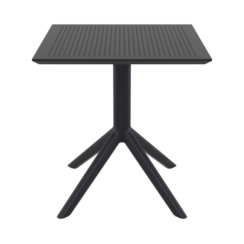 3-Piece Black Patio Bistro Set 33"