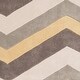preview thumbnail 15 of 14, Hand-tufted Chevron Geometric Contemporary Area Rug - 9' x 13'
