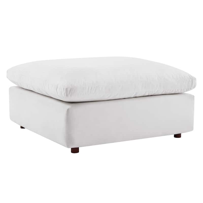 Commix Down Filled Overstuffed Velvet 7-Piece Sectional Sofa