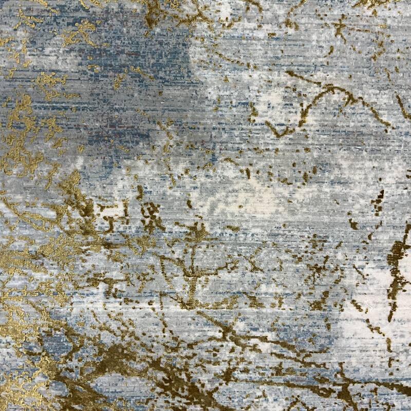 HERAT ORIENTAL Turkish Modern Erased Design Wool & Silk Rug - 2' x 2'11"