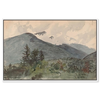White Mountains Canvas Classic Landscape Art by Art Remedy