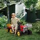 preview thumbnail 6 of 6, Kids Ride on Tractor with Trailer and 25W Dual Motors, 12V Battery Powered Electric Kids Car, 3-Gear-Shift, LED Lights