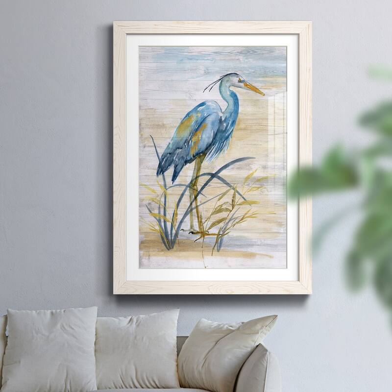 Blue Heron I-Premium Framed Print - Ready to Hang