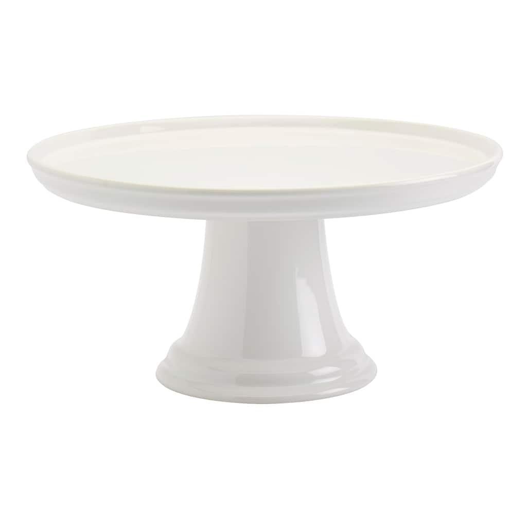 Denmark Tools for Cooks 11.5" White Ceramic Cake Plate