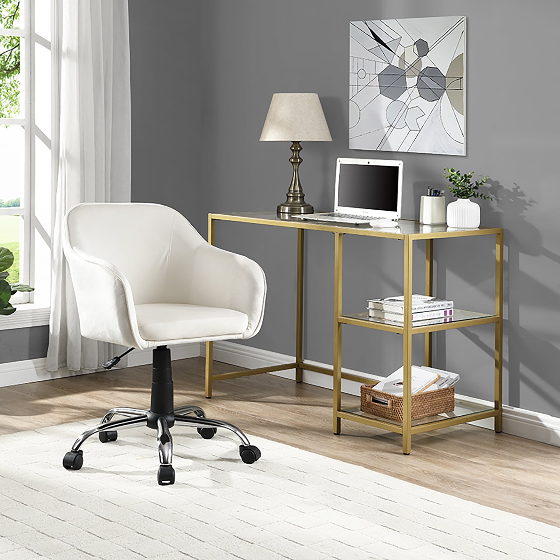 Helvetica leather hotsell office chair