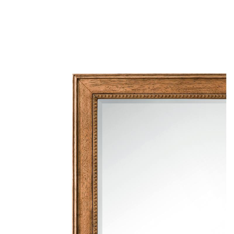James Martin Vanities Bristol 29" Rectangular Mirror, Saddle Brown