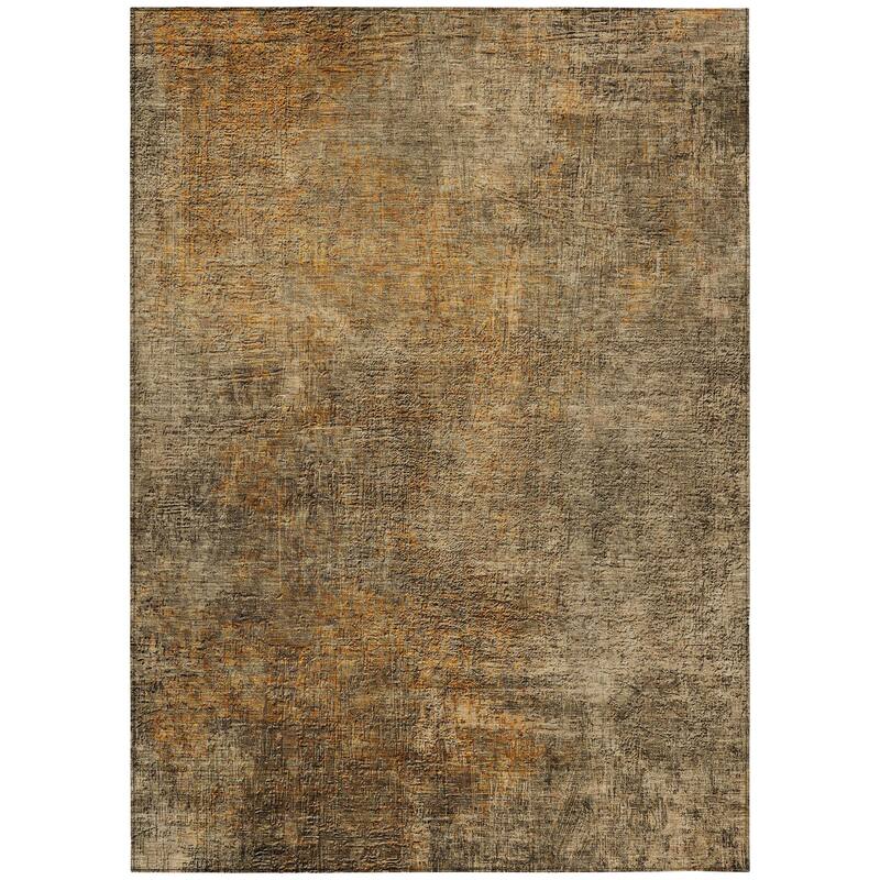 Machine Washable Indoor/ Outdoor Chantille Watercolor Ombre Rug