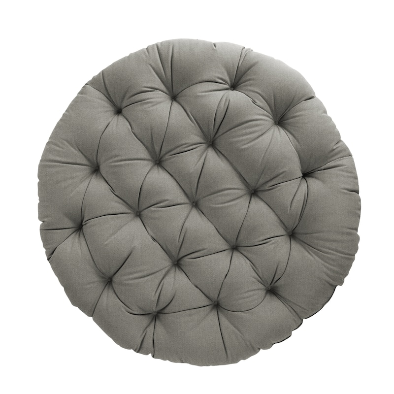 Sorra Home Sunbrella Outdoor Papasan Cushion - Canvas Charcoal