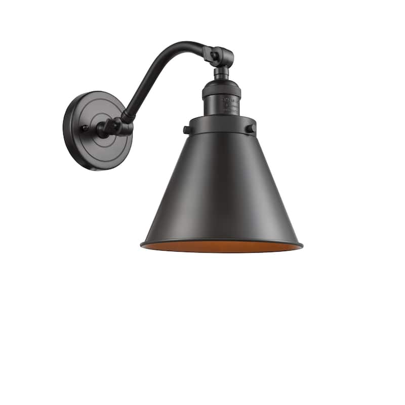 Bellevue Stephen 12" Tall Bathroom Sconce - Oil Rubbed Bronze