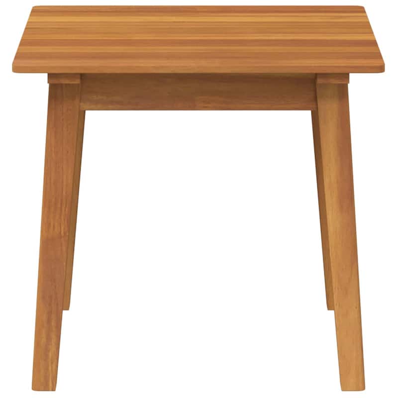 vidaXL Side Table Brown Solid Acacia Wood - 17.7 x 17.7 x 15.7