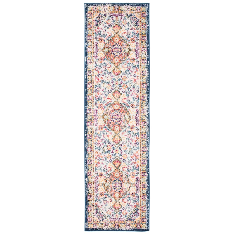 The Curated Nomad Sunset Bohemian Vintage Medallion Rug
