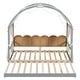 preview thumbnail 49 of 56, Wood Twin Size Bed Frame with Arched Roof, Floor Bed with Light and Curtain, Pull-out Kids Bed for Girls Boys Bedroom
