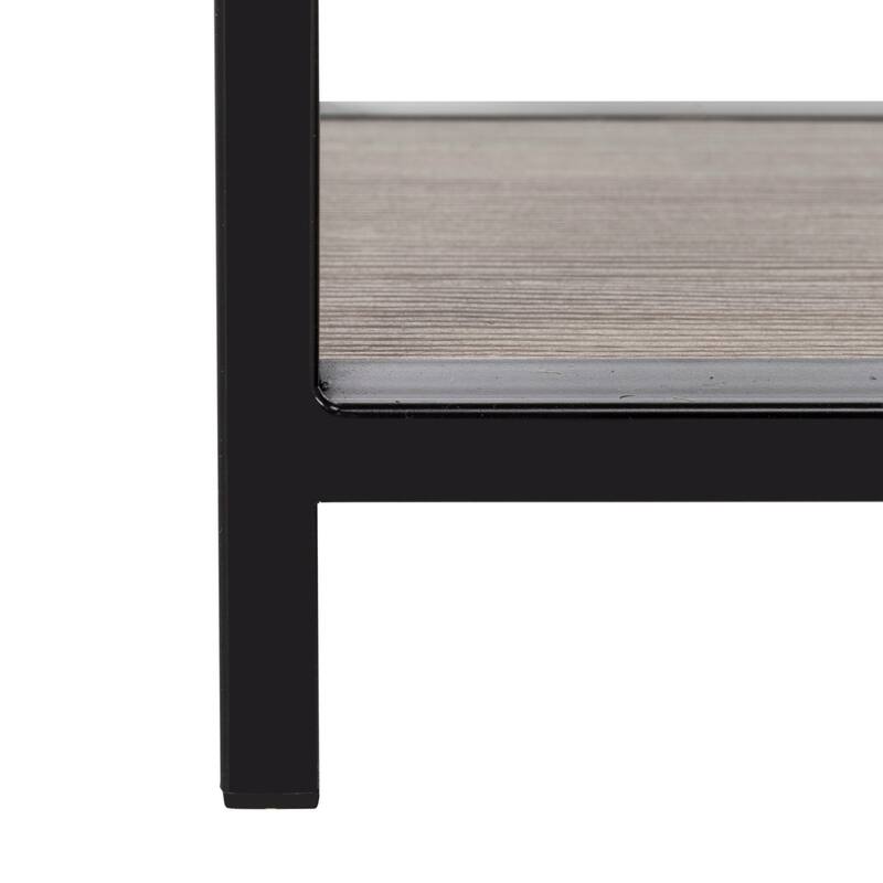 SAFAVIEH Corentine Light Brown/ Black Etagere - 31.5' x 11.8' x 61.8' - 32Wx12Dx62H