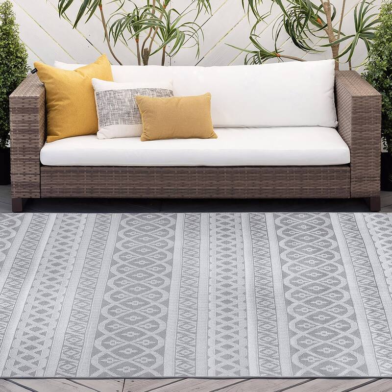 Vision Coastal Stripe Indoor/Outdoor Area Rug