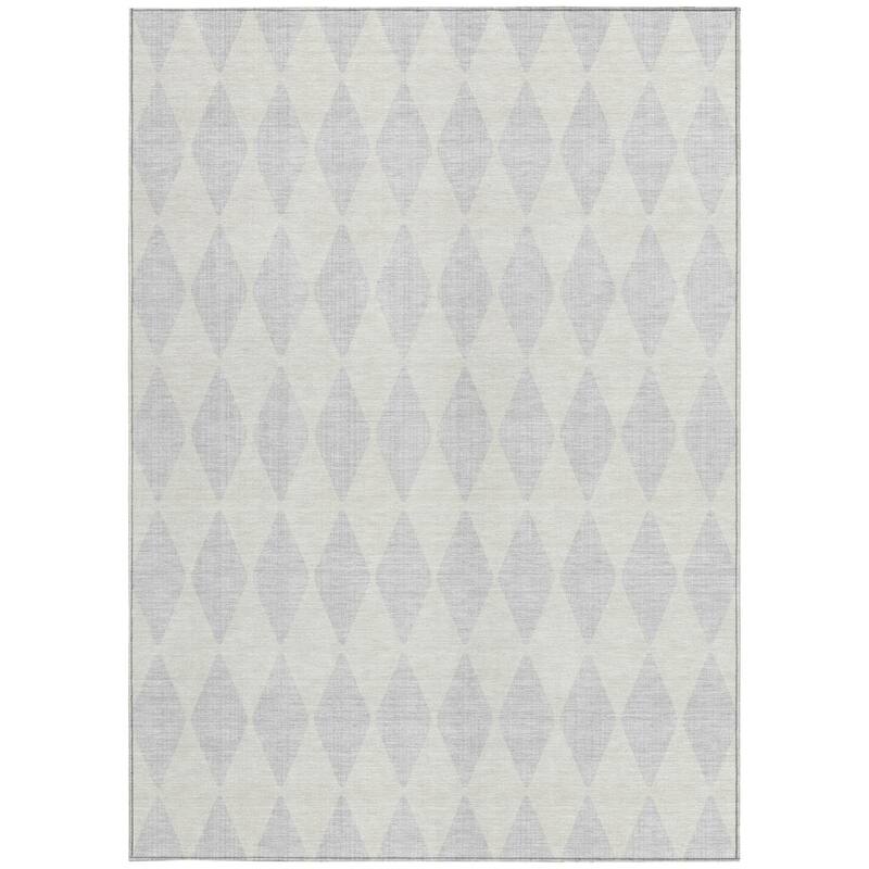 HomeRoots Geometric Transitional Rectangle Outdoor Rug