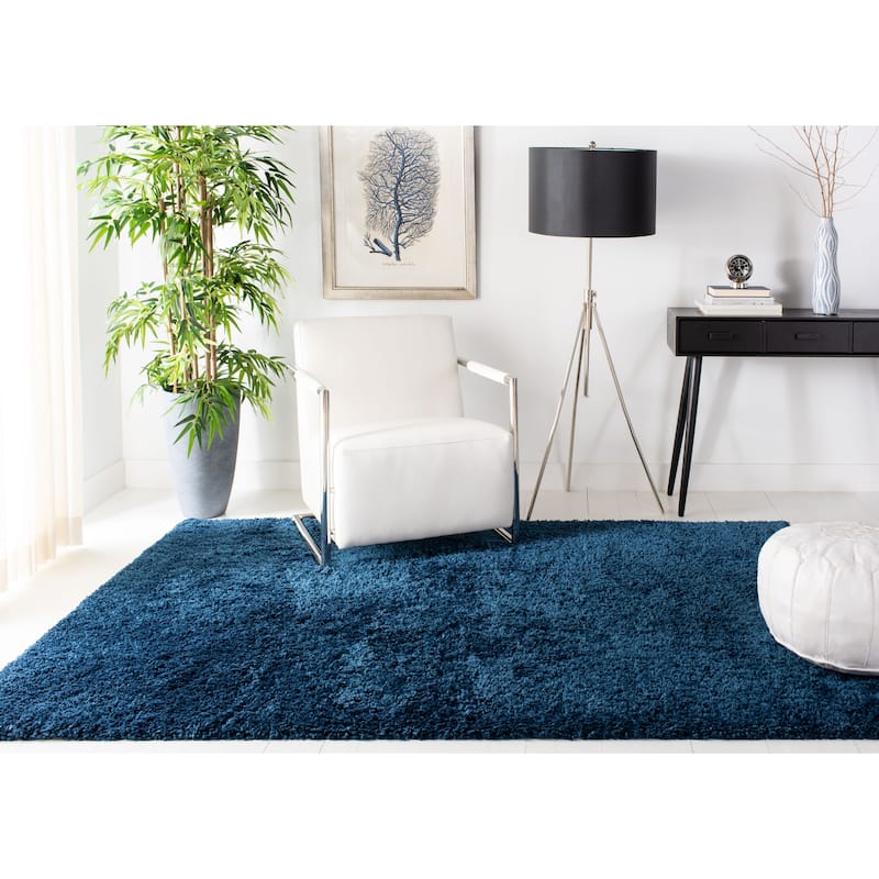 SAFAVIEH Fontana Shag Kimberlie Solid 2-inch Thick Rug