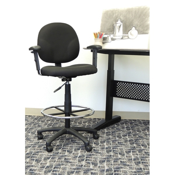 Drafting chair best sale with adjustable arms