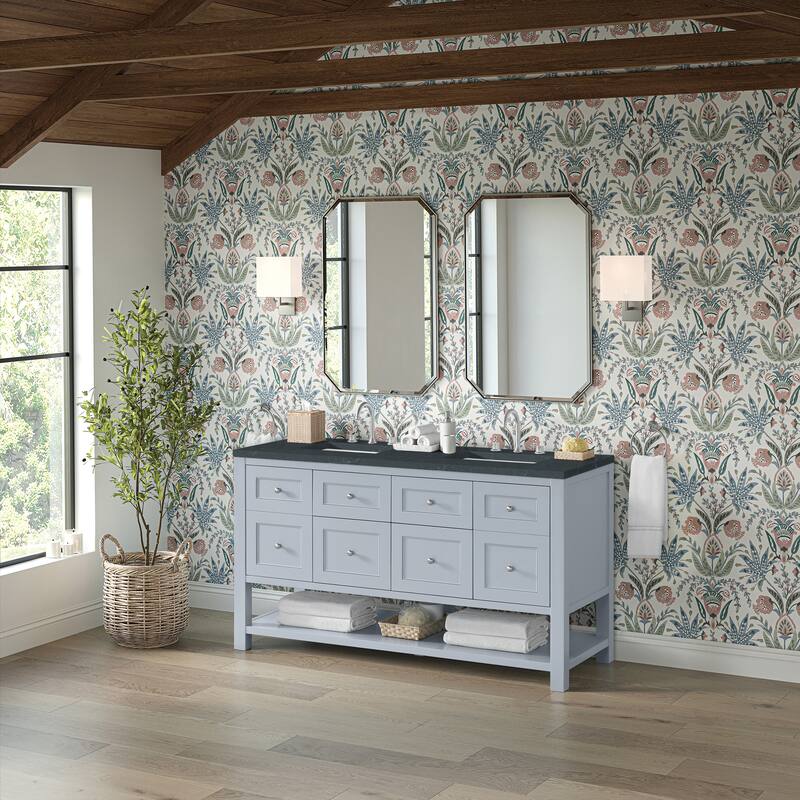 Breckenridge 60" Double Vanity, Serenity Blue - 60D