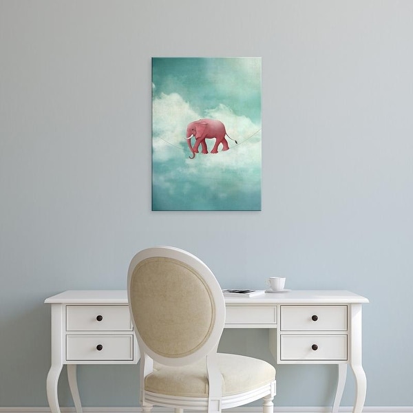 Easy Art Prints Maja Lindberg's 'Walking on a Thin Line' Premium Canvas Art