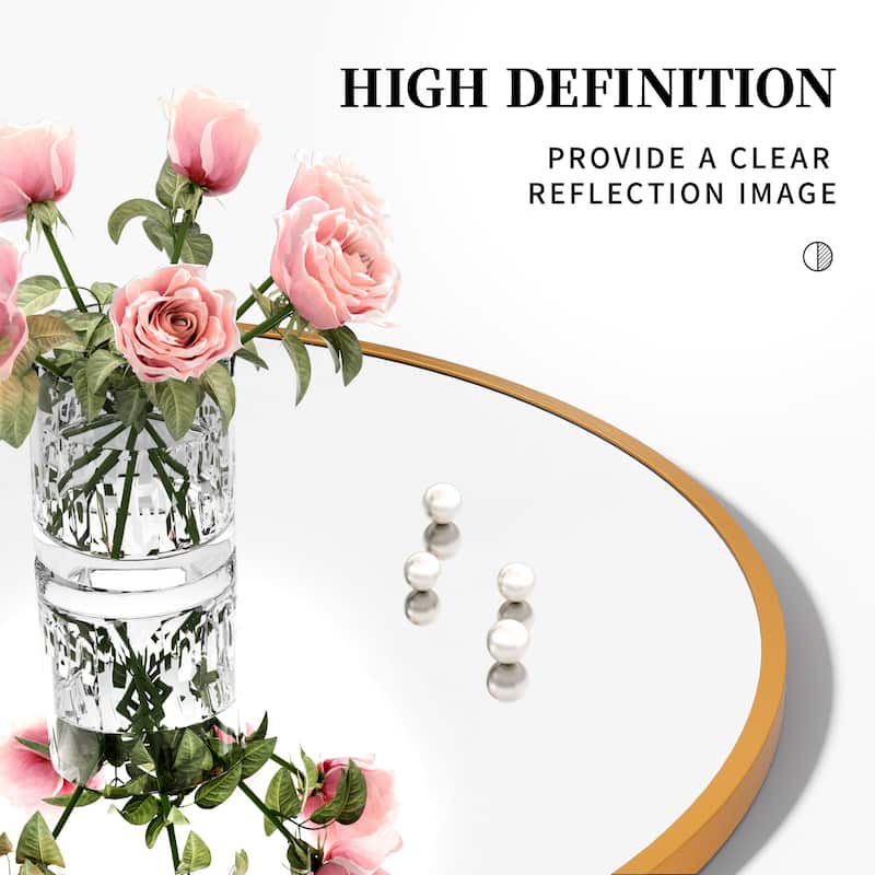 Aluminum Alloy Fine Edge Right Angle Full Length Mirror