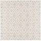 preview thumbnail 44 of 53, SAFAVIEH Handmade Marbella Asya Diamond Wool Rug 6' Square - Light Brown/Ivory - Square