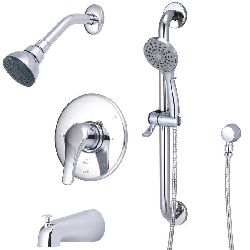 Olympia Faucets TD-2300-ADA Elite Tub and Shower Trim Package with 1.5 - Polished Chrome