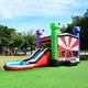 preview thumbnail 1 of 17, HeroKiddo Ninja Warrior Commercial Grade Inflatable Bounce House & Slide Combo for Kids and Adults (with Air Blower) Kids