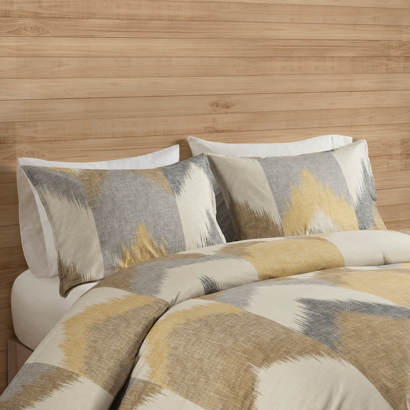 INK+IVY Alpine Yellow 3 Piece Duvet Cover Mini Set