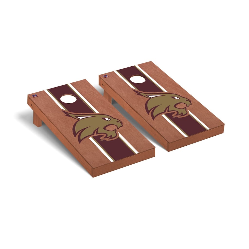 Texas State Bobcats Rosewood Cornhole Board Set
