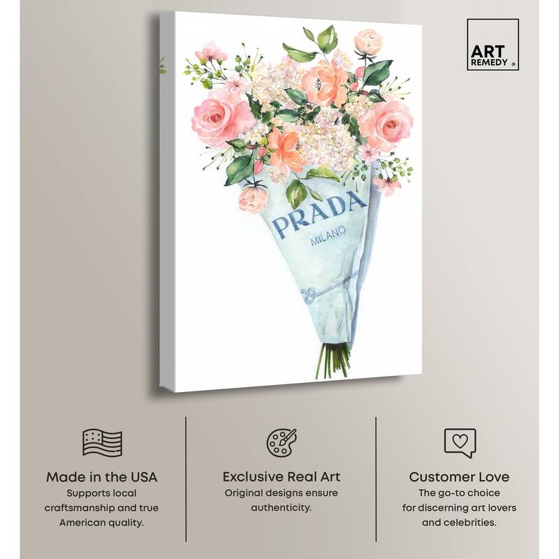 A World of Flowers Canvas by Art Remedy, Gallery Wrapped