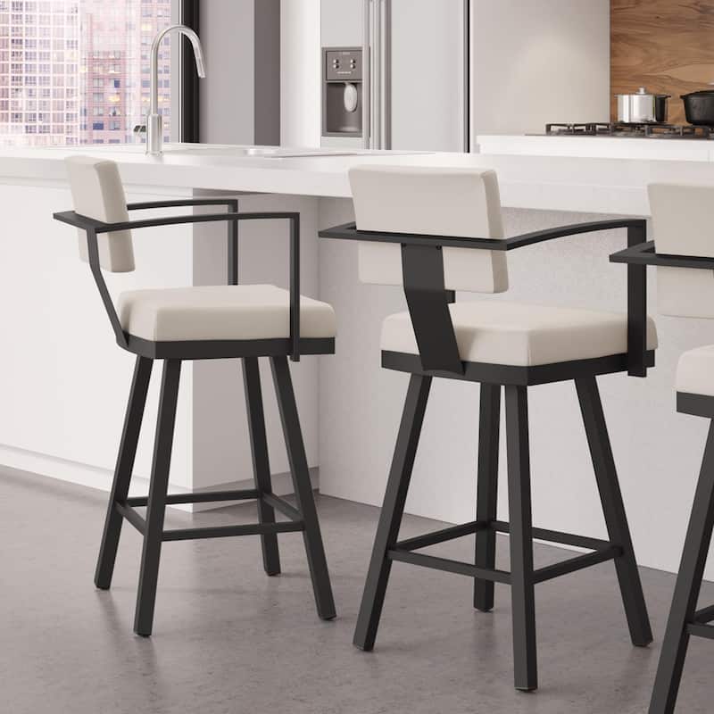 Amisco Akers Swivel Bar Stool