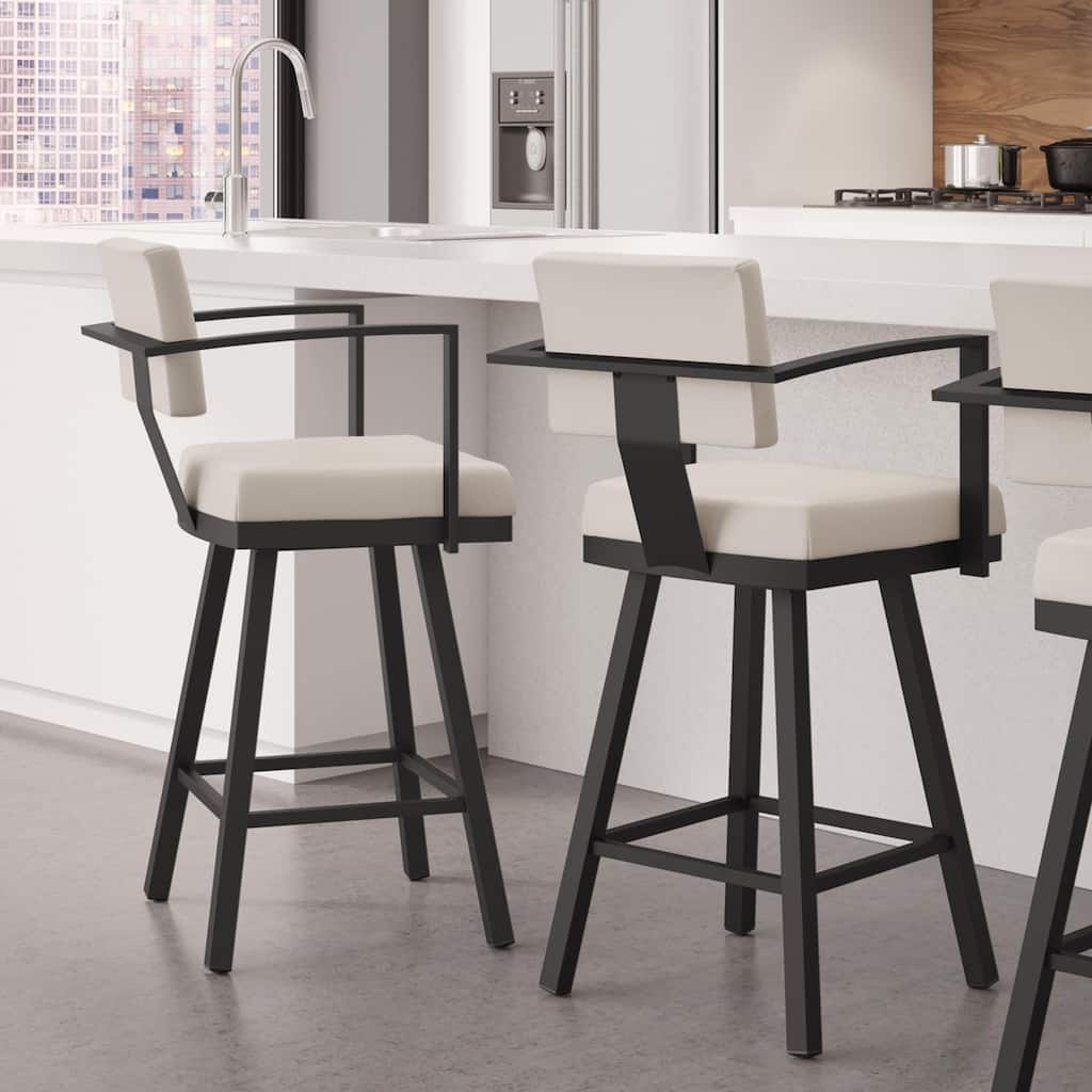 Amisco Akers Swivel Counter Stool