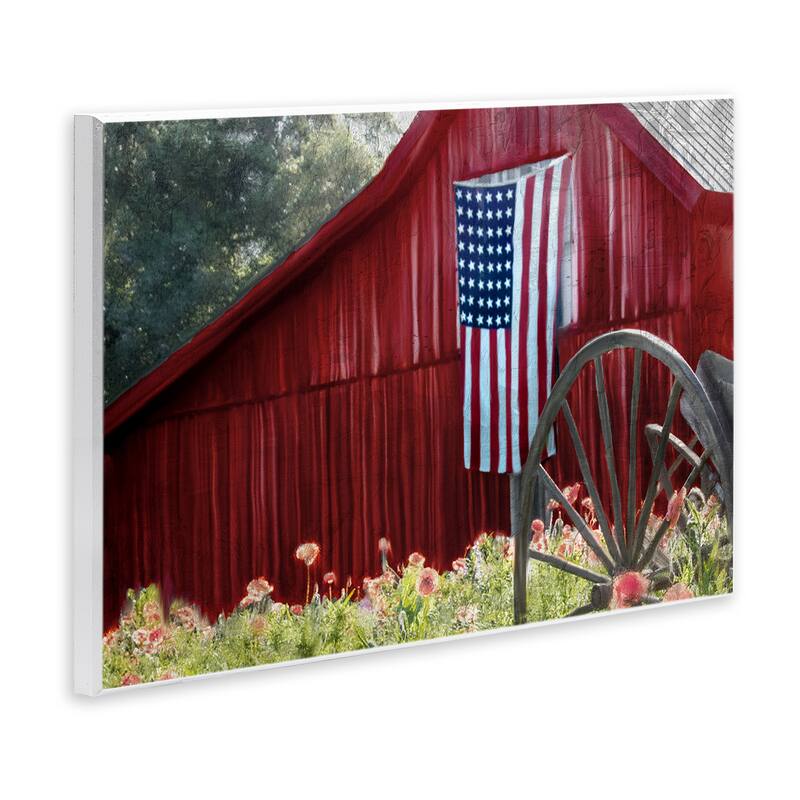 Stupell Country Farm Meadow Americana Wall Plaque Art by Kim Allen