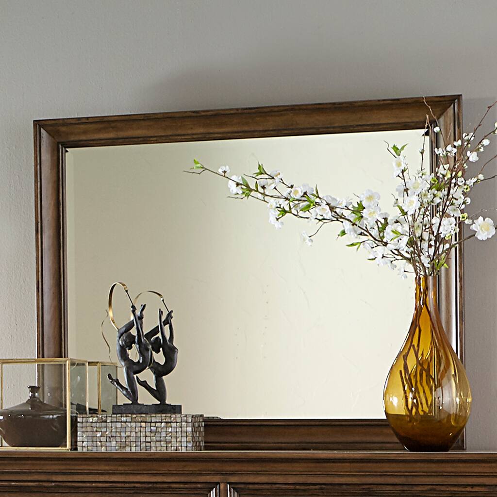 Liberty Amelia Antique Toffee Mirror - Brown