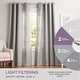 preview thumbnail 6 of 55, EXCLUSIVE HOME Loha Linen Grommet Top Curtain Panel Pair