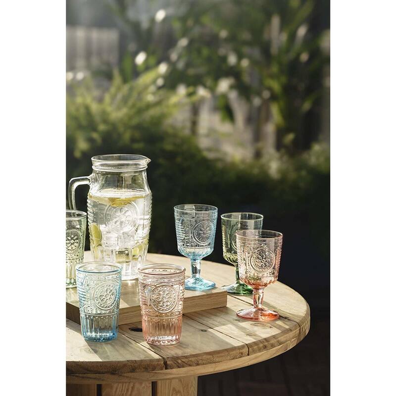 Bormioli Rocco Set of 4 Romantic Cooler Glasses - 16 oz.