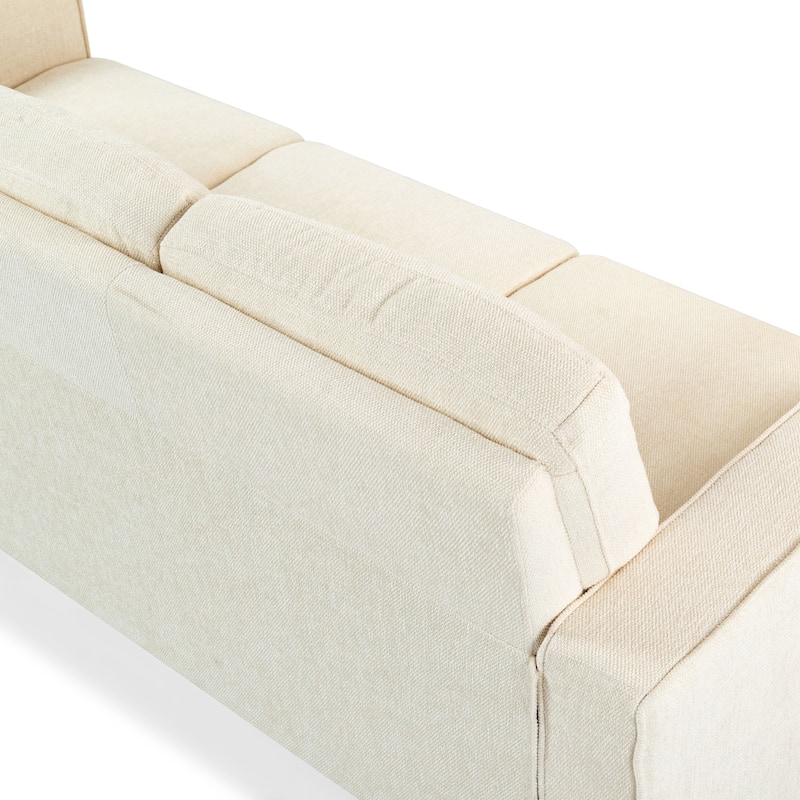 SAFAVIEH Couture Felicianya Modern 3 Seater Sofa - 77"W x 31"D x 34"H