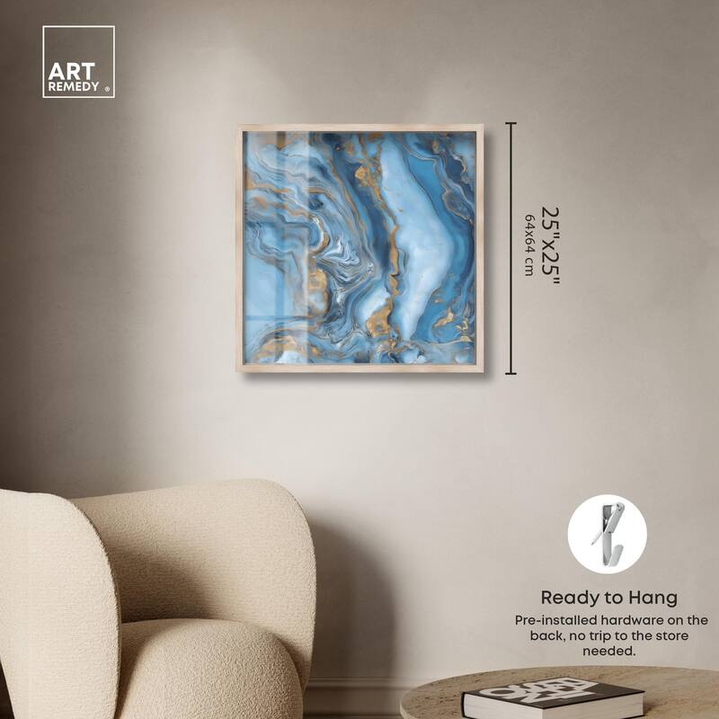 River Gold Shadowbox by Art Remedy