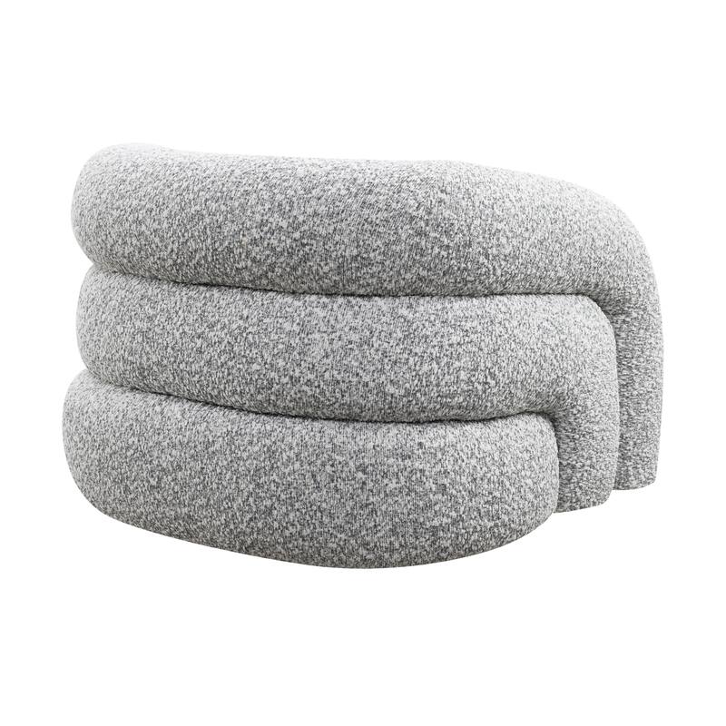 Furniture of America Korix Modern 37-inch Boucle Swivel Accent Chair