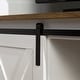 preview thumbnail 28 of 31, Middlebrook 52-inch Sliding Barn Door Corner TV Stand