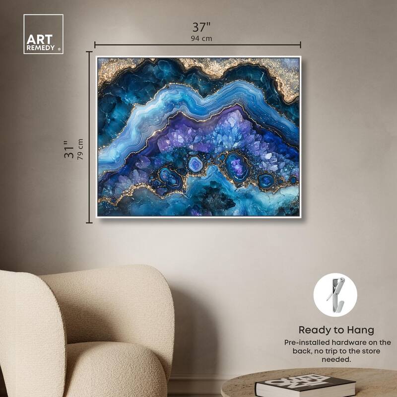 Galactic Geode II Canvas by Art Remedy