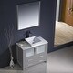 preview thumbnail 5 of 5, Fresca Torino 36" Gray Modern Bathroom Vanity w/ Vessel Sink