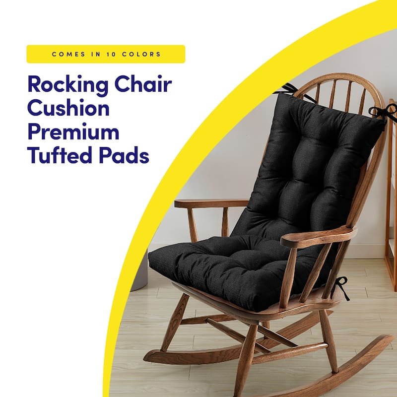 Sweet Home Collection Rocking Chair Cushion Set