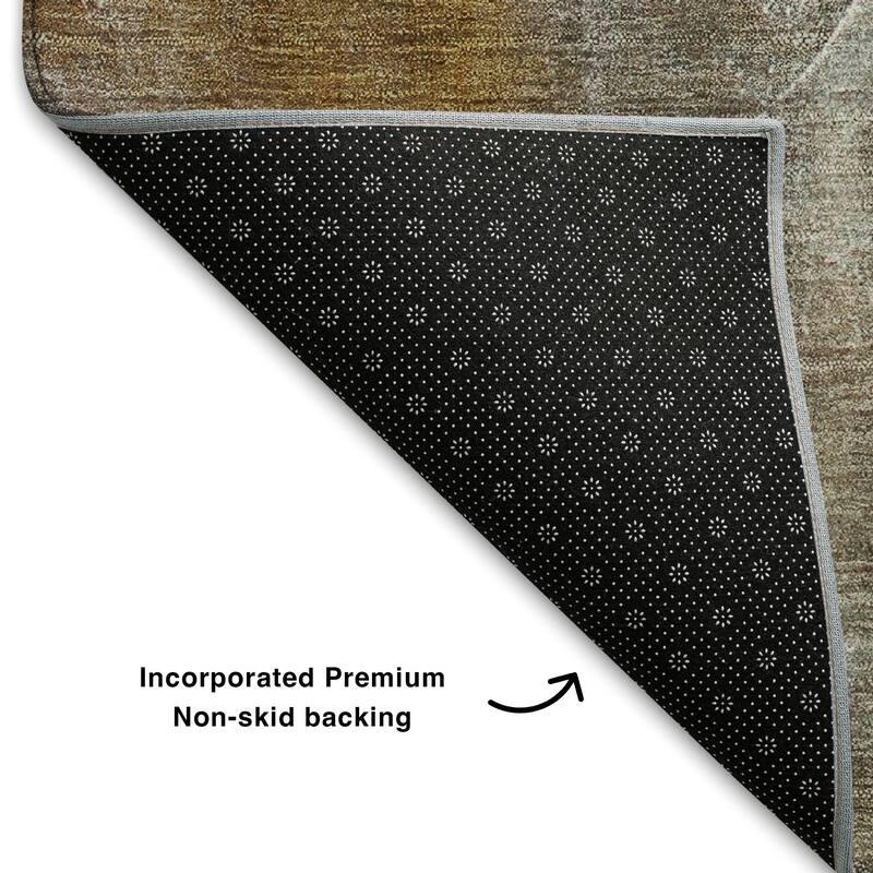 Premium Washable Super Soft Contemporary Melt Mayfield Rug