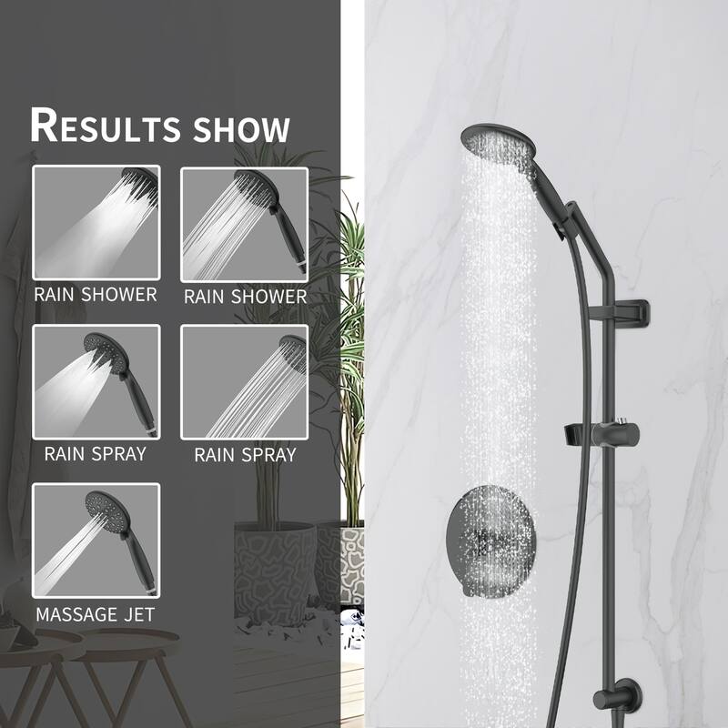 GIVINGTREE 5-function Hand Shower With Valve
