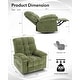 preview thumbnail 3 of 5, Rocking Recliner Chair with 360° Swivel, Upholstered Fabric Glider Recliner