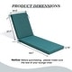 preview thumbnail 80 of 135, Pellebant Outdoor Patio Chaise Lounge Cushion