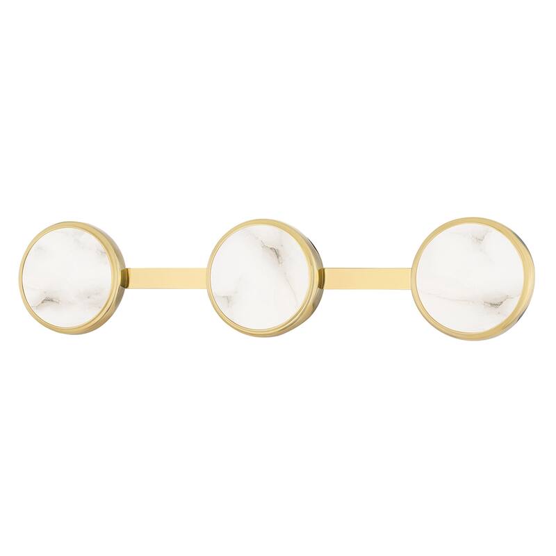 Hudson Valley Lighting Meander 3 Light 25" Wide LED Bathroom Vanity - Aged Brass