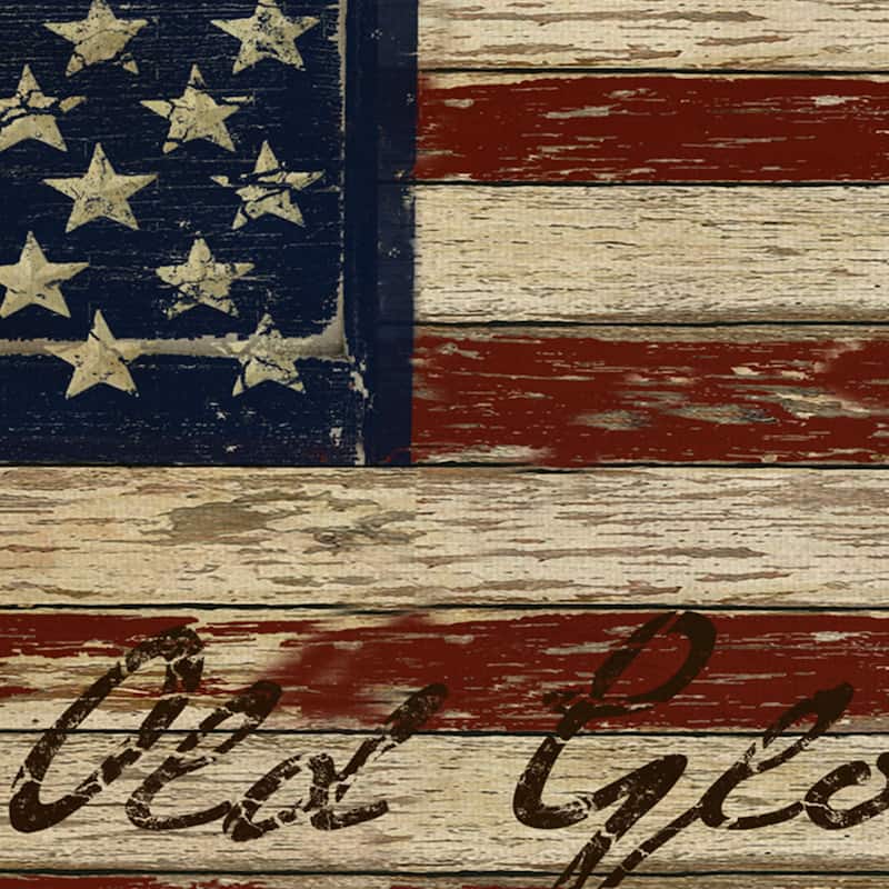 Old Glory by Beth Albert Canvas Art Print