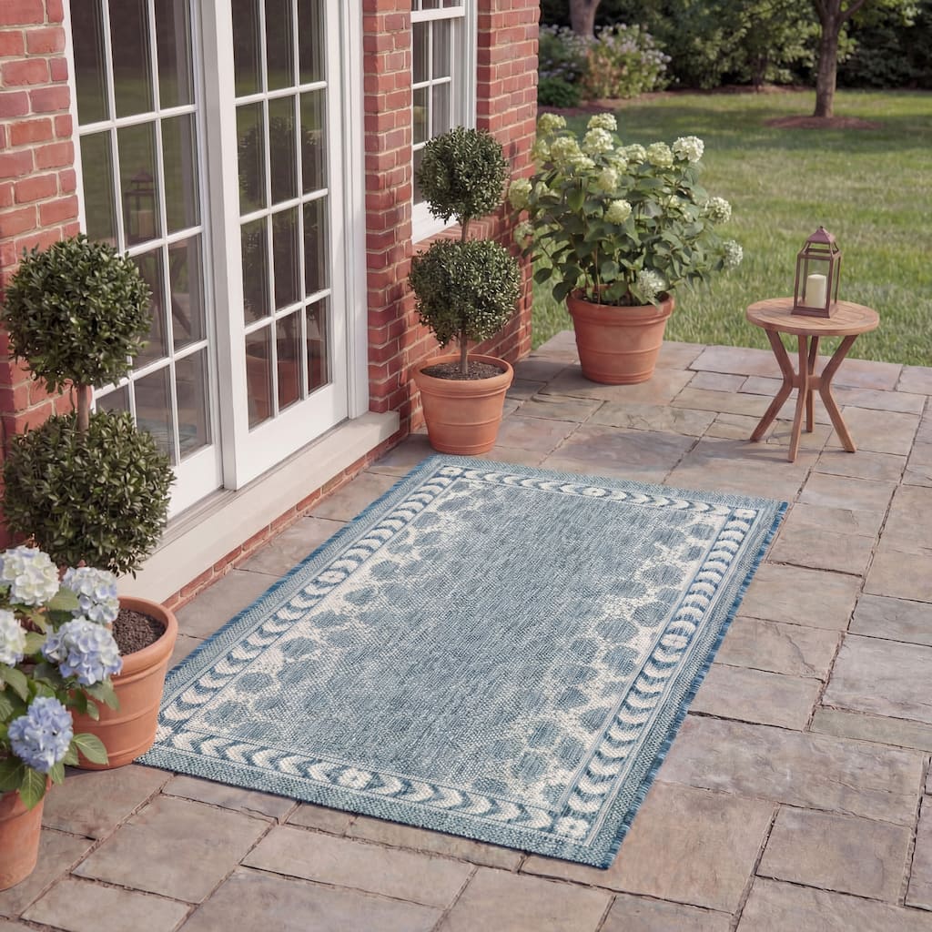 SAFAVIEH Courtyard Muire Indoor/ Outdoor Waterproof Patio Backyard Rug